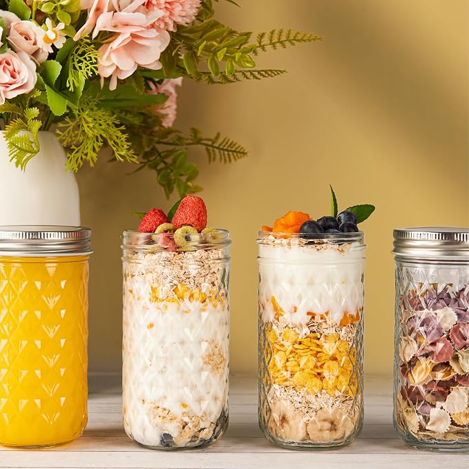 12 oz/350 ml Clear Glass Storage Canister - Image 4