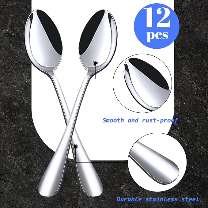 HANSGO Mini Coffee Spoons, Hot Cocoa, Tasting Desserts & Appetizers, Dishwasher - Image 3