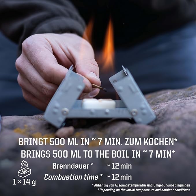Esbit 1300-Degree Smokeless Solid 14g Fuel Tablets - Image 5