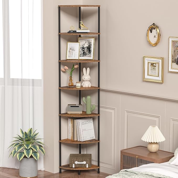 Corner Plant Stand Shelf, 7 Tier Tall Plant Stand - Image 4