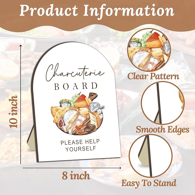 Charcuterie Board Sign, Food Grazing Sign - Image 2