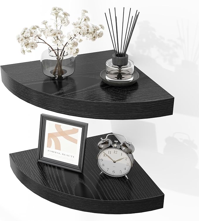 Fun Memories Floating Corner Shelves Set of 2 by FunMemories