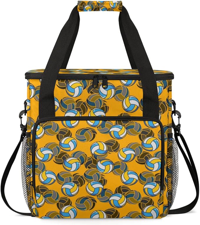 Volleyball Coffee Maker Travel Bag, Volleyball Large Carrying Storage Case by Home
