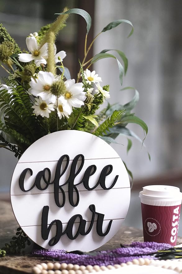 Lavender Inspired 3D Coffee Cutout Word - Image 3