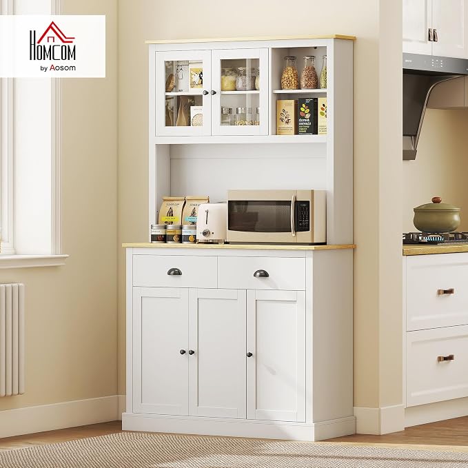 HOMCOM Kitchen Pantry Storage Cabinet - Image 3