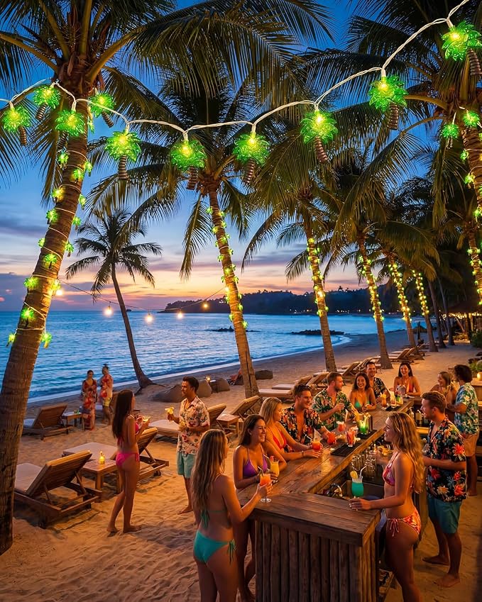 8.5Ft Palm Tree String Lights - Image 3