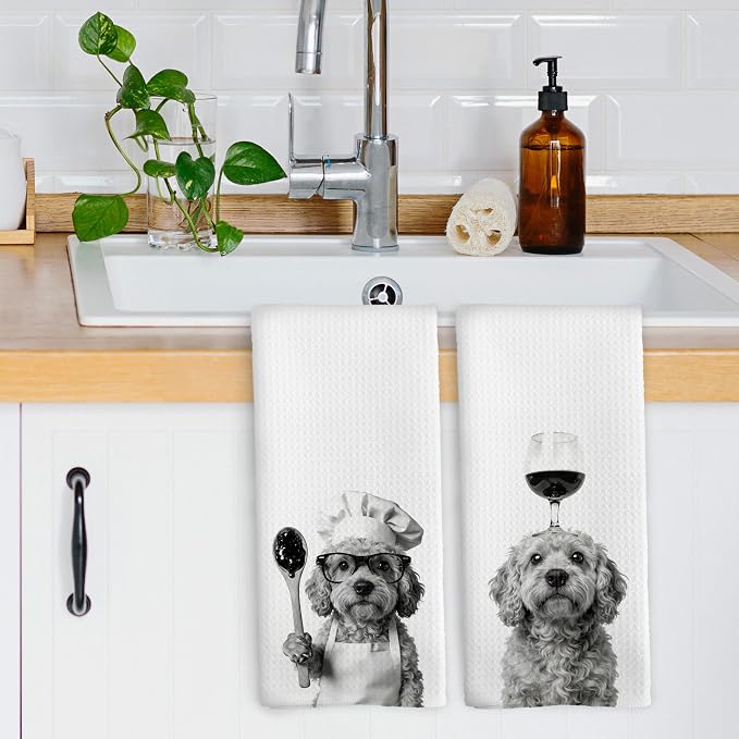 Funny Cockapoo Hand Towels, Cockapoo Gifts - Image 3