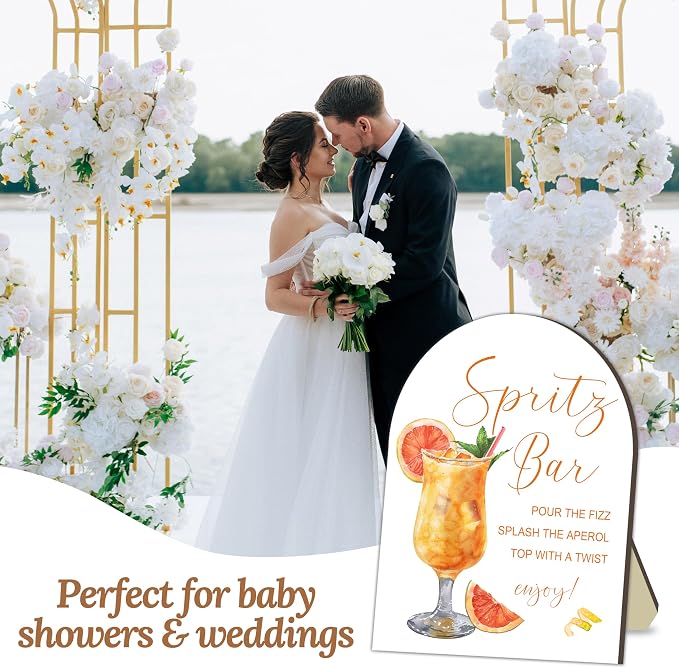 Aperol Spritz Bar Sign, Cocktail Bar Recipe Sign - Image 6