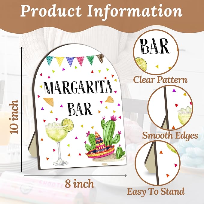 Margarita Bar Sign, Cocktail Bar Station Sign - Image 2