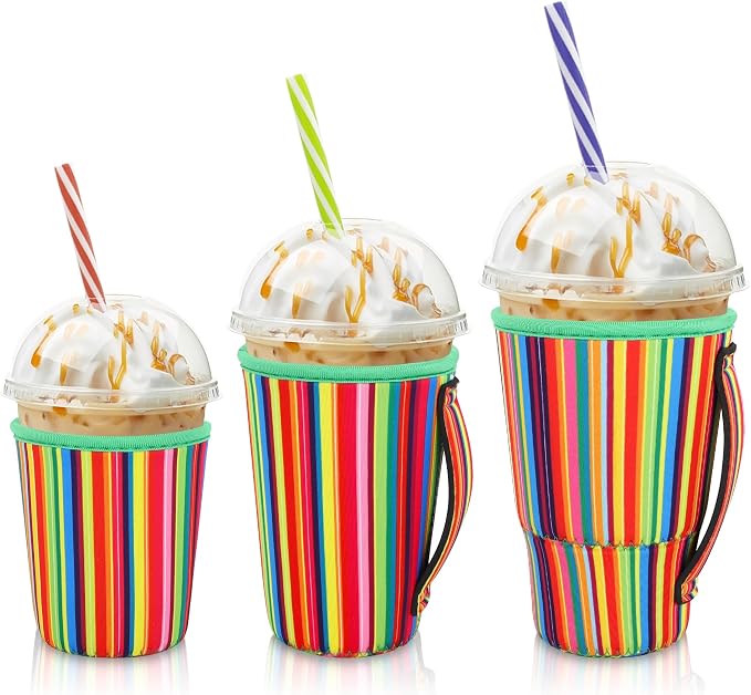 Iced Coffee Sleeve Insulator Sleeves by AJLTPA