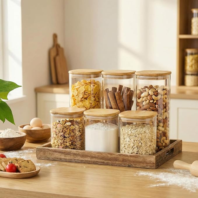 HomArtist Square Glass Jars - Image 6