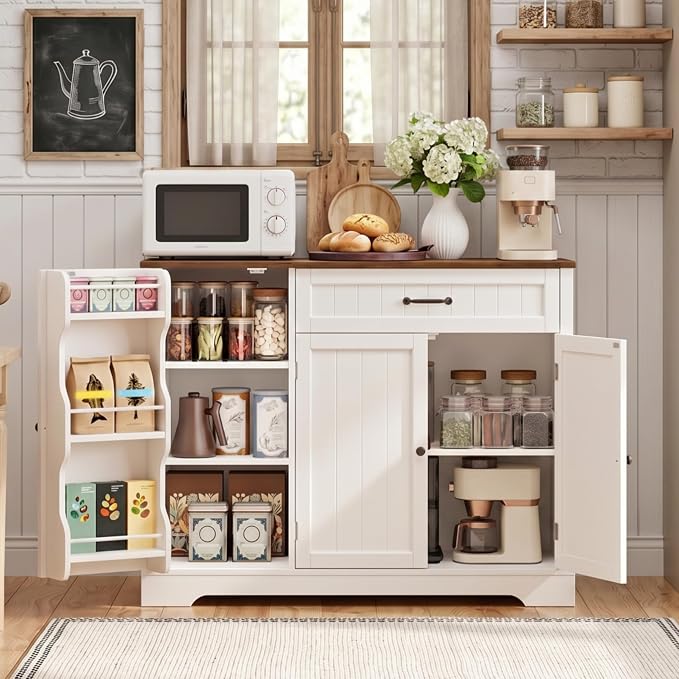 Gizoon Kitchen Coffee Bar Cabinet - Image 3