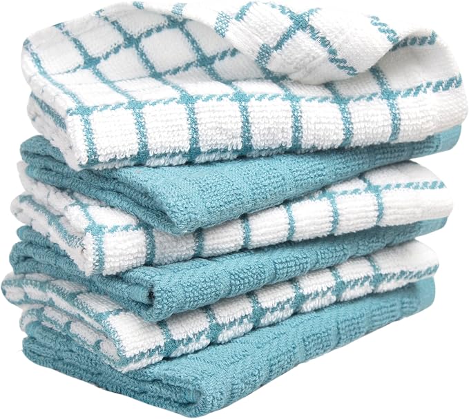 Bumble Dish Cloths | 12” x 12” | 100% Cotton Kitchen Towels | 405 GSM | Soft - Image 6