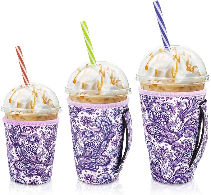 Iced Coffee Sleeve Insulator Sleeves by AJLTPA