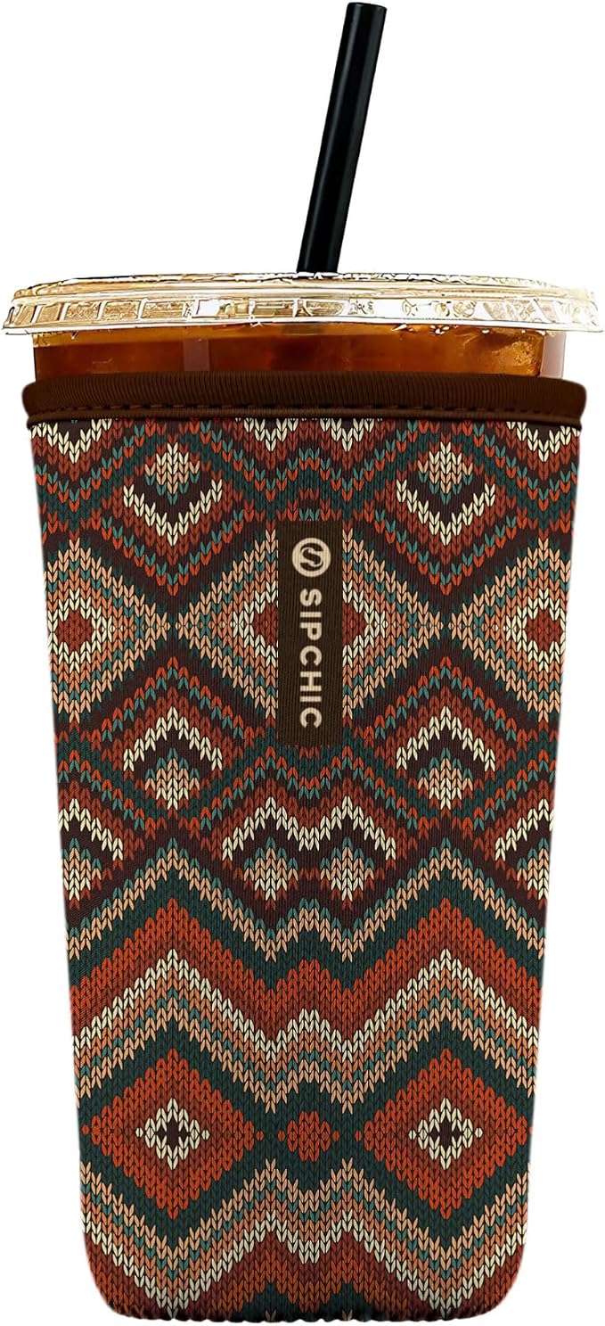 Iced Coffee Sleeve – Neoprene Reusable Cup Sleeves by Unknown
