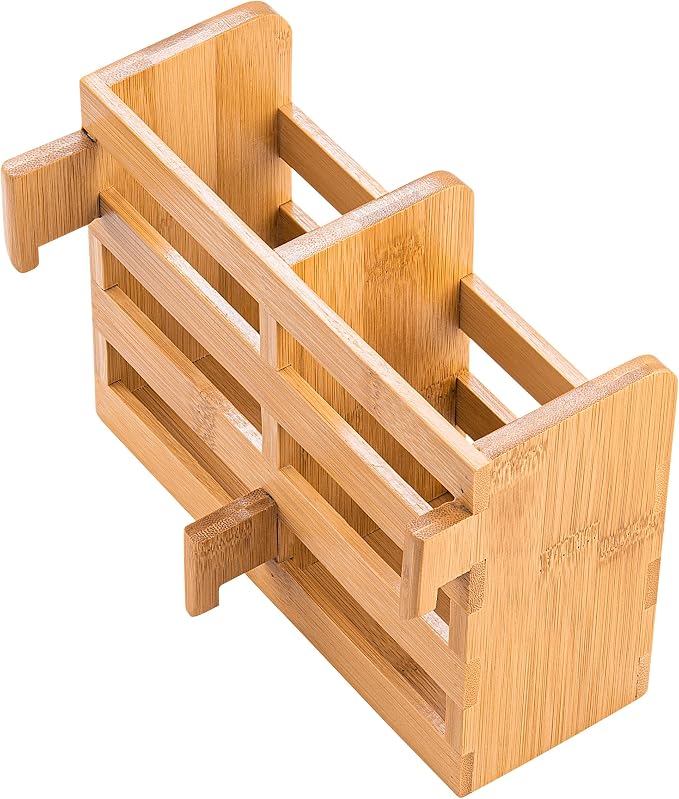 Bamboo Utensil Holder for Dish Rack - Image 5