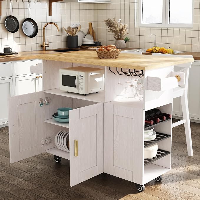 ASTRONAPE Kitchen Island Cart - Image 2