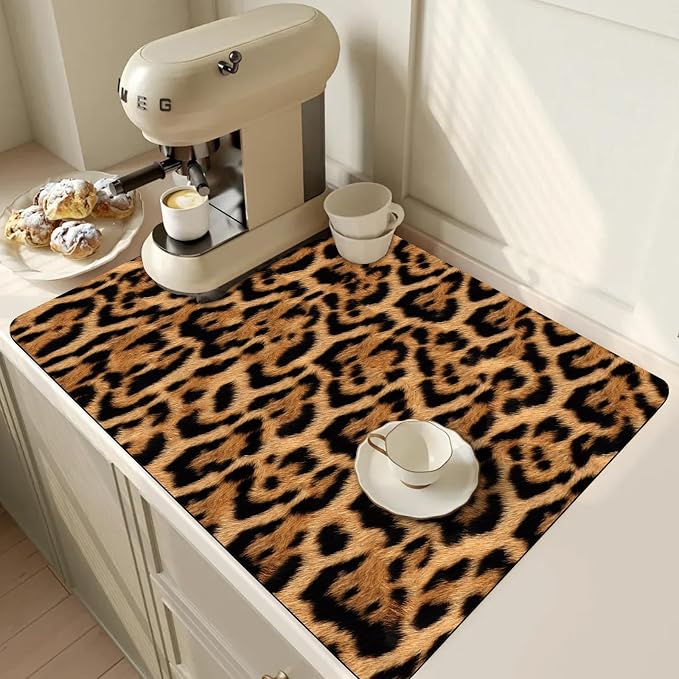 Coffee Mat, Coffee Bar Accessories Fit Under Coffee Maker Espresso Machine by Unknown