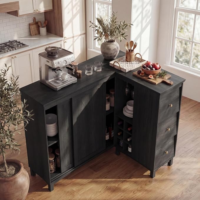 STO'SENSE Corner Bar Cabinet - Image 8