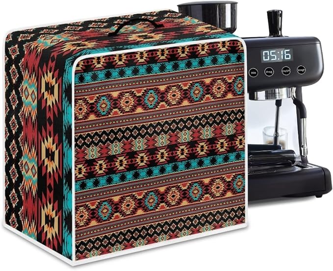 Aztec Style Coffee Maker Cover For Kitchen by PJHEQOXE