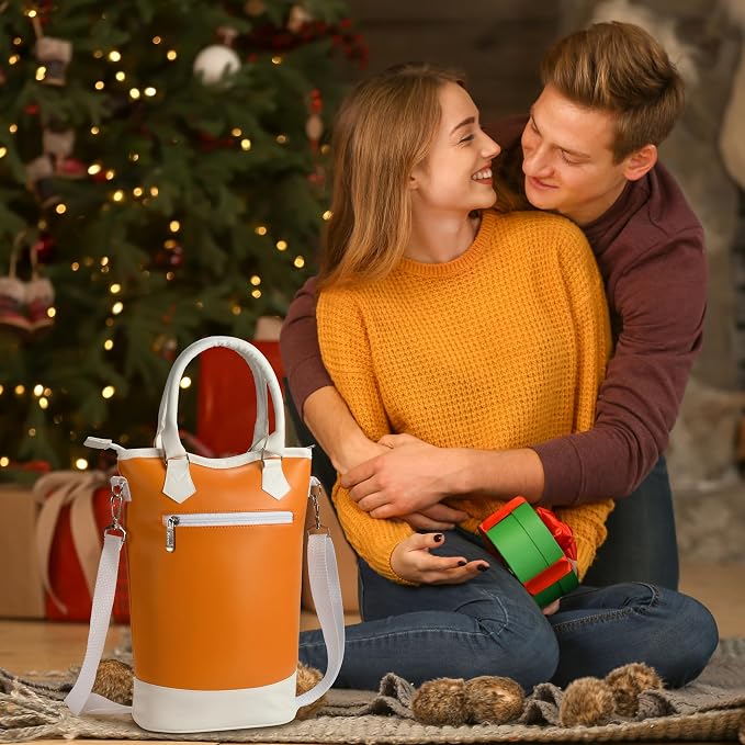 Tirrinia Insulated Wine Gift Carrier Tote - Image 7