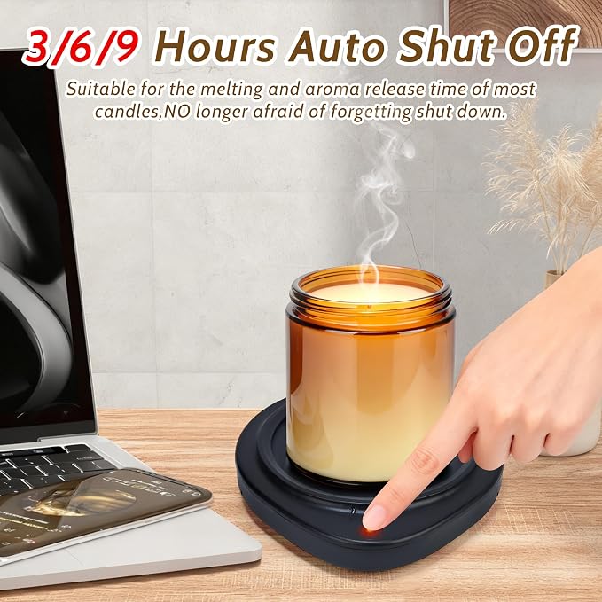 Candle Warmer with Timer, Coffee Mug Warmers - Image 2