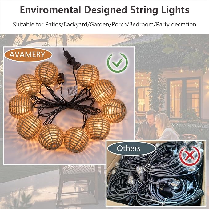 Outdoor-String-Lights-Waterproof, Boho String Lights - Image 5
