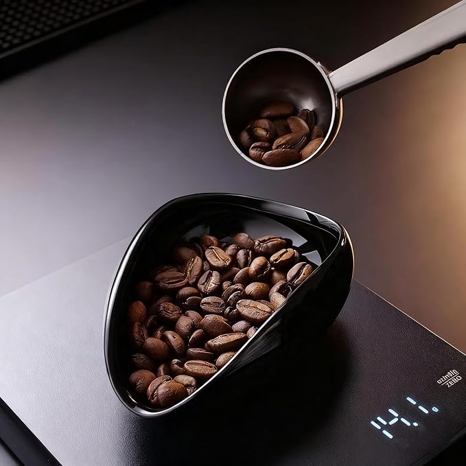 Ceramic Coffee Bean Dosing Cup and Spray Bottle Set - 10ml Static Reduction - Image 4