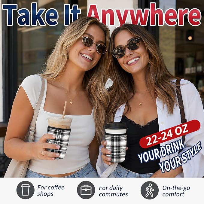 Reusable Neoprene Coffee Sleeve - Image 5