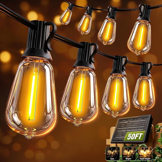 Solar String Lights Outdoor Waterproof Lights by SkoiucLights