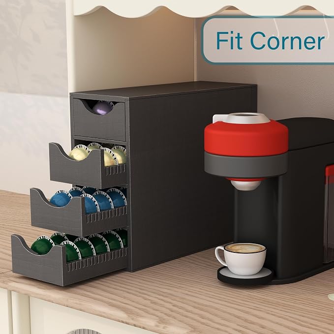 Suli Coffee Pod Holder, Coffee Capsule Storage Organizer, Save Space Coffee Pod - Image 8