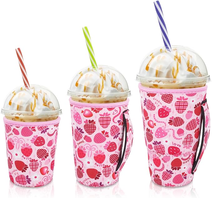 Iced Coffee Sleeve Insulator Sleeves by AJLTPA
