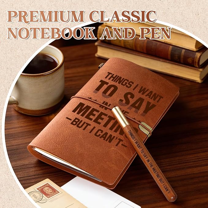 Funny Office Gifts for Boss Coworkers Staff Employees Men Woman, Leather Work - Image 3
