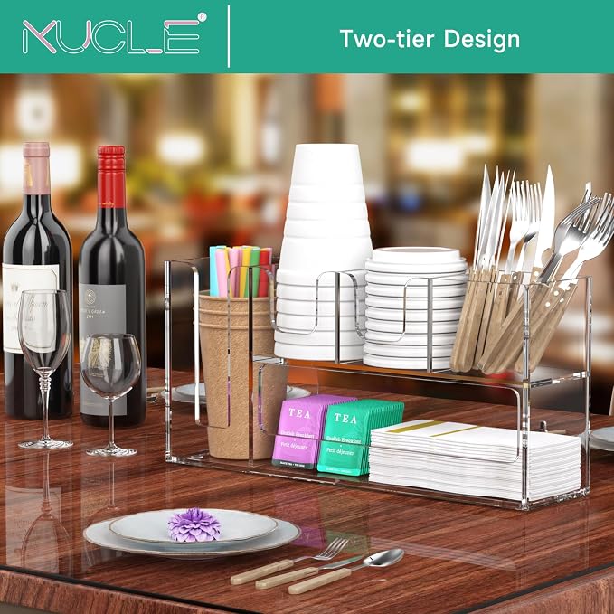 2-Tier Coffee Station Organizer - Image 6