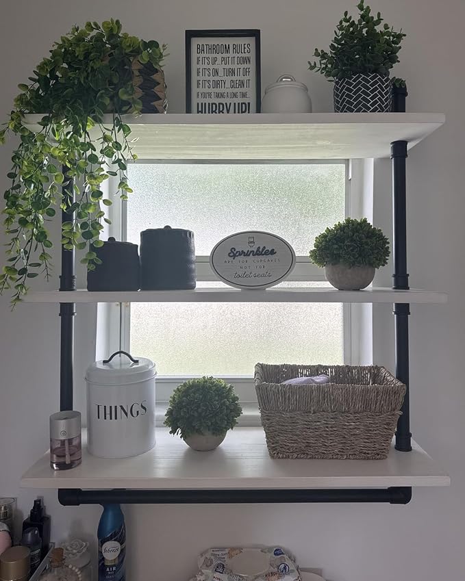 ROGMARS Industrial Pipe Shelving Floating Shelves - Image 3