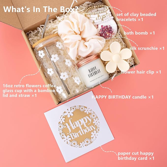 JTEWB Birthday Gifts For Women, Teen Girl, Happy Birthday Gift Box For Girl - Image 2