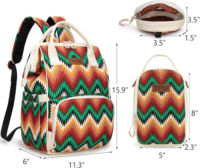 Montana West Wrangler Callie Diaper Bag Backpack - Image 2