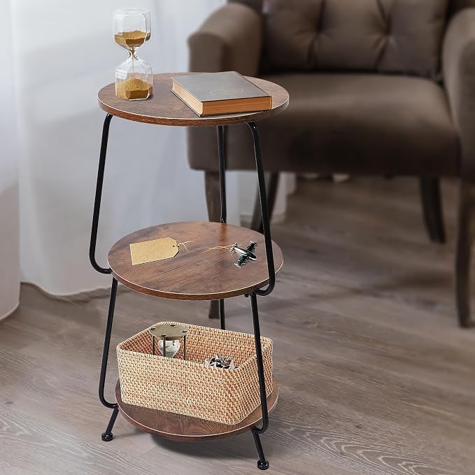 Small Round Side Table - Image 8
