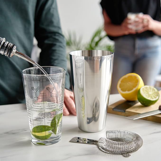 True 3-Piece Barware Set for Mixed Drinks and Cold Brew Cocktails, Includes - Image 6