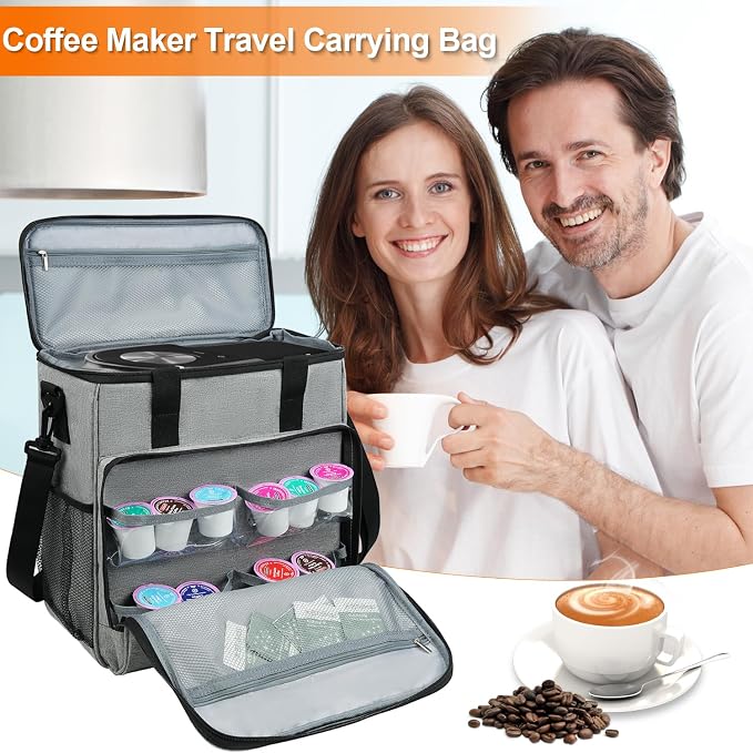 LEFOR·Z Travel Coffee Maker Carrying Bag Compatible - Image 6