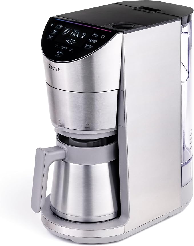 GE Profile Smart Grind & Brew Coffee Maker w/Podless Single Serve, 90oz Water - Image 8