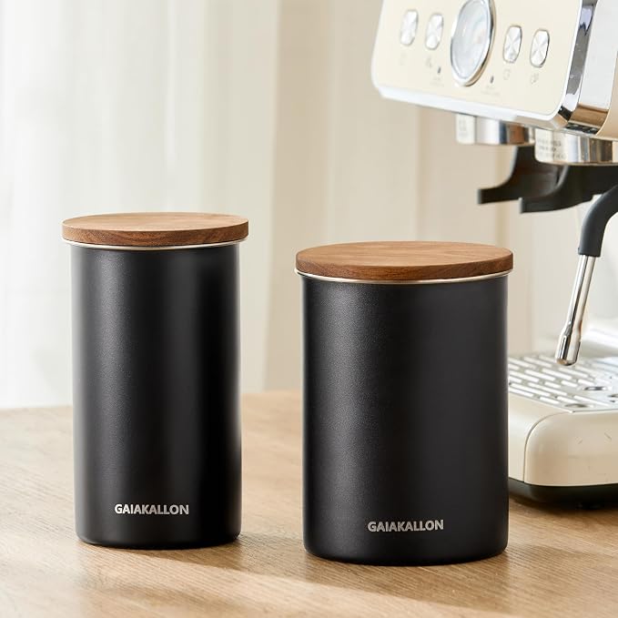 Vacuum Coffee Canister, Stainless Steel Airtight Canister - Image 2