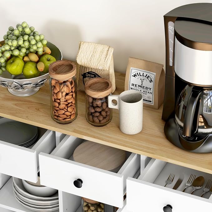 HOMCOM Sideboard Buffet Cabinet - Image 9