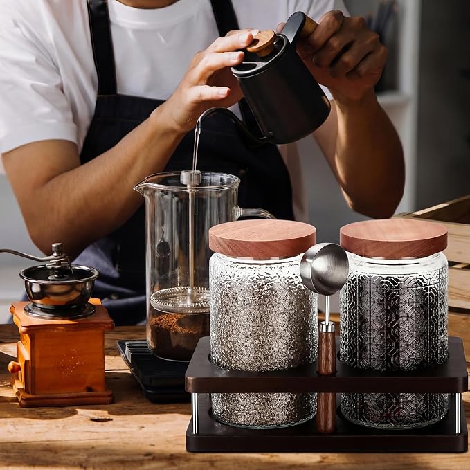 Suclain Glass Coffee Grounds Container - Image 3