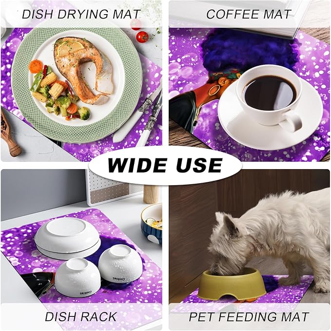 Coffee Mat, Coffee Bar Accessories Fit Under Coffee Maker Espresso Machine - Image 7