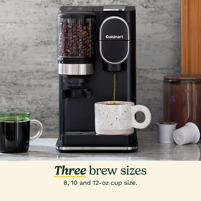 Cuisinart Single-Serve Coffee Maker + Coffee Grinder - Image 5