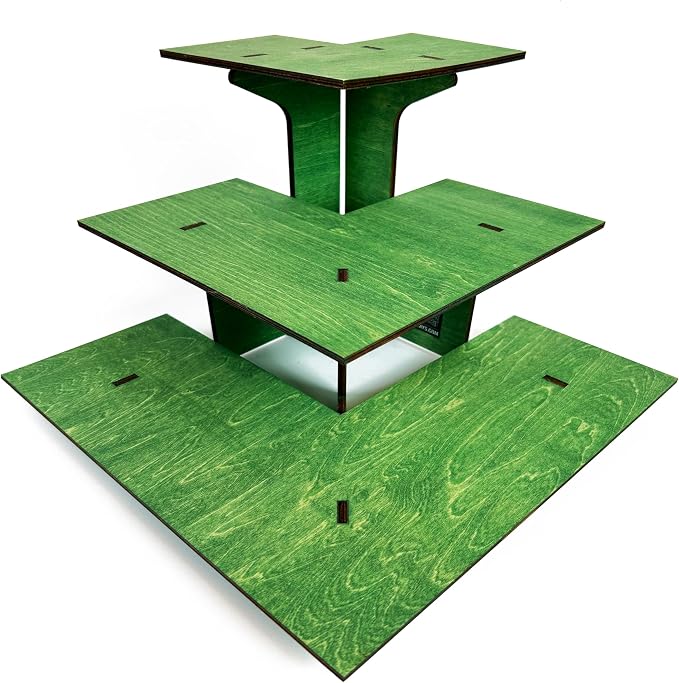 3-Tier Corner Retail Table Display Stand by TORCHEDDISPLAYS