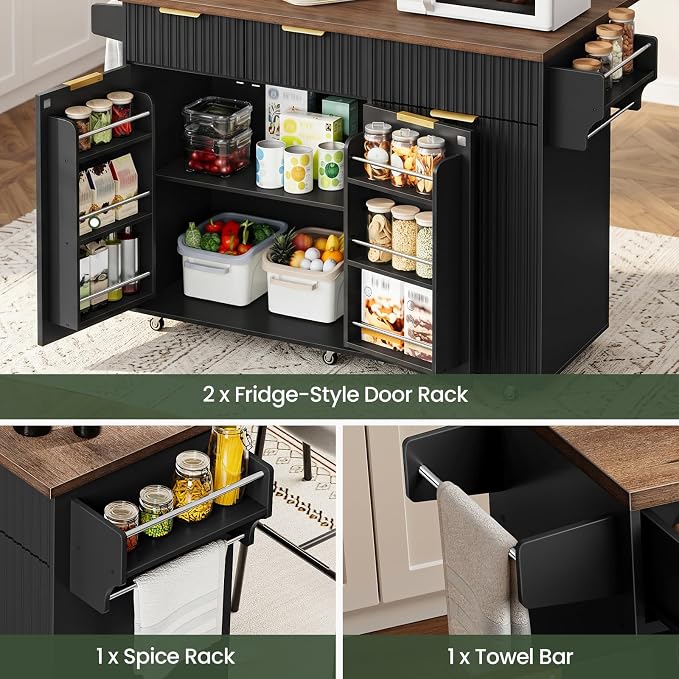 CHOEZON Mobile Kitchen Island - Image 8