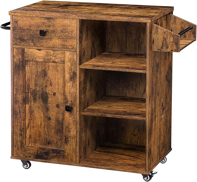 HOOBRO Kitchen Island, Storage Cabinet by HOOBRO
