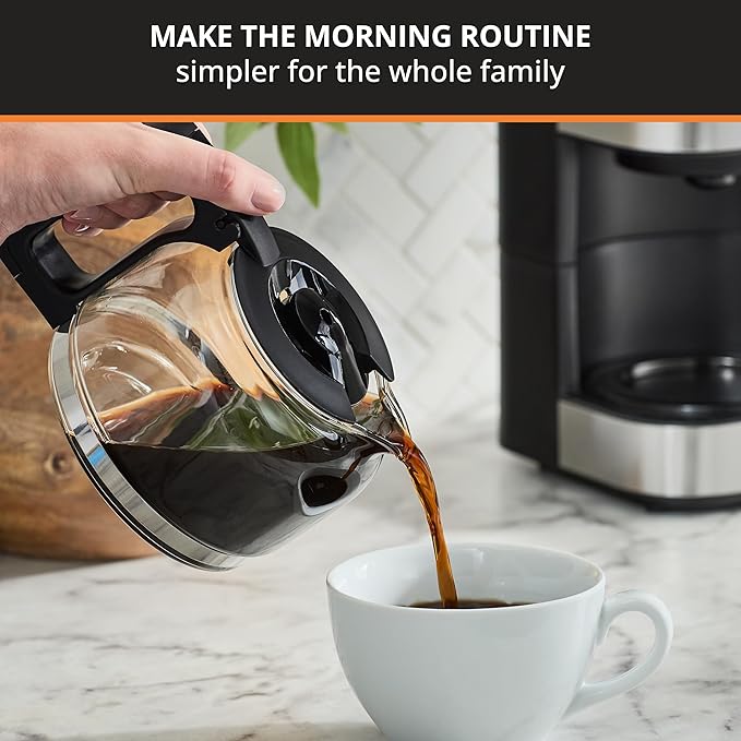 KRUPS Simply Brew Compact 5 Cup Coffee Maker: Stainless Steel Design, Pause & - Image 3